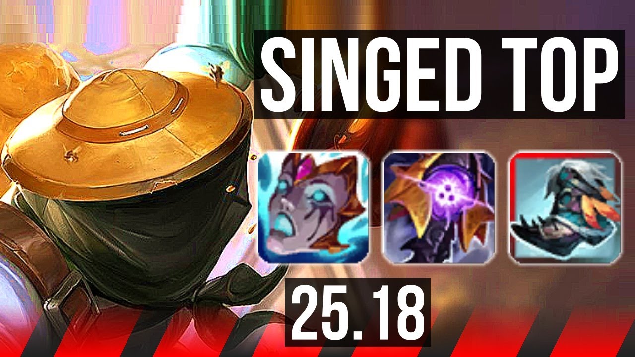 SINGED vs FIORA (TOP) | Legendary | KR Diamond | 25.18