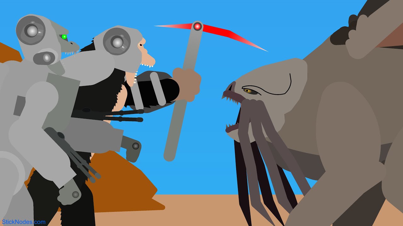 Abraham Ape and Mecha Ape vs Kulalu