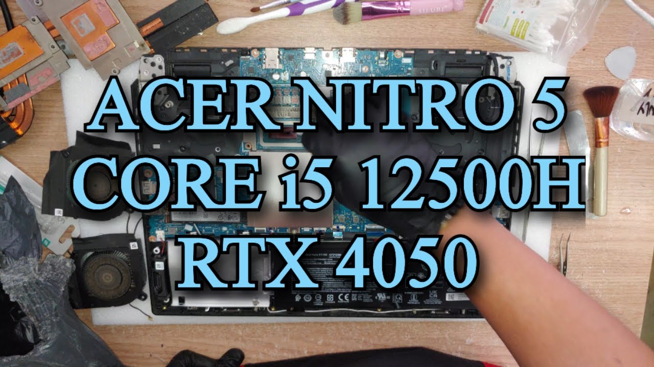 ACER Nitro 5 | Disassembly, Cleaning, Re-paste, and Replace Built-in Battery