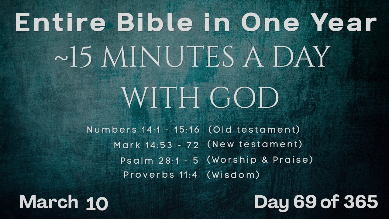 March 10 - Entire Bible in One Year (~15 min/day audio) | Bible Global 365