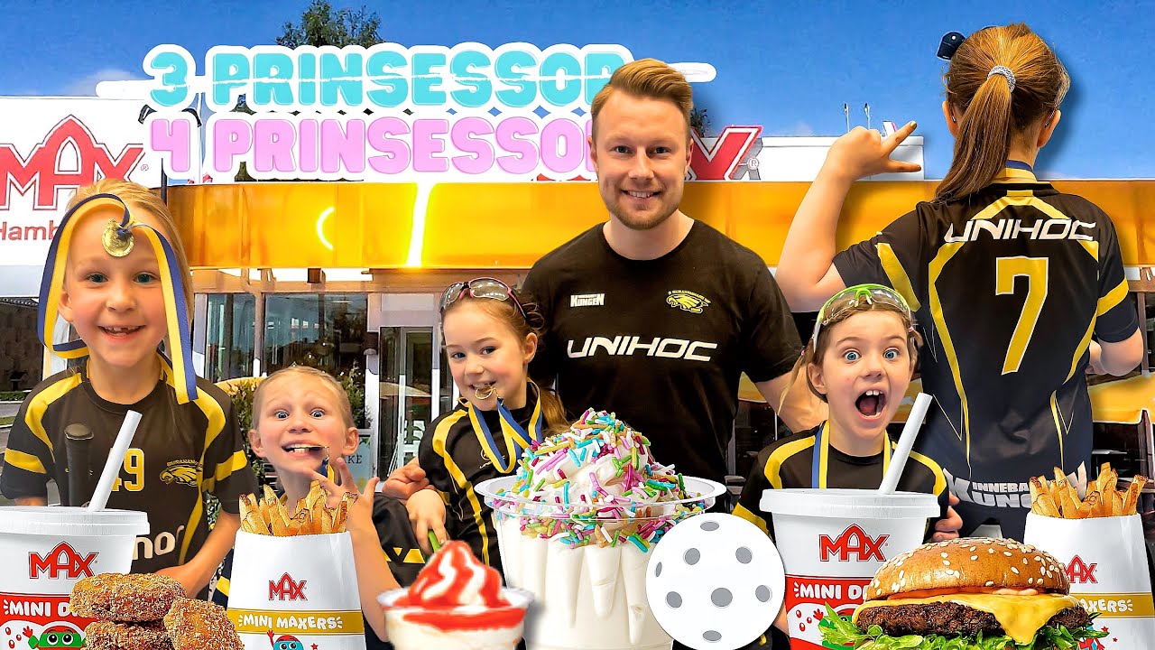 Gameday👊🏼🏆 Poolspel, Max och glass🍦 - 3prinsessor VLOGG🎀
