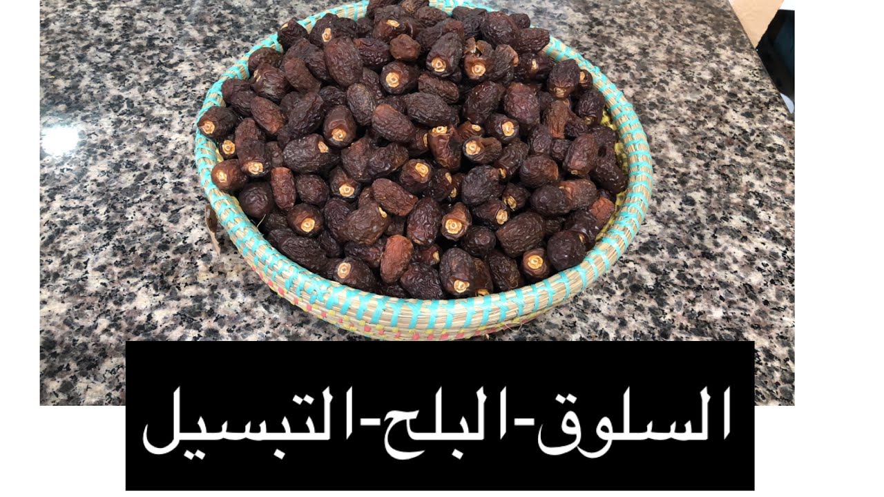 سلوق بلح رطب يابس - شيف أمينة