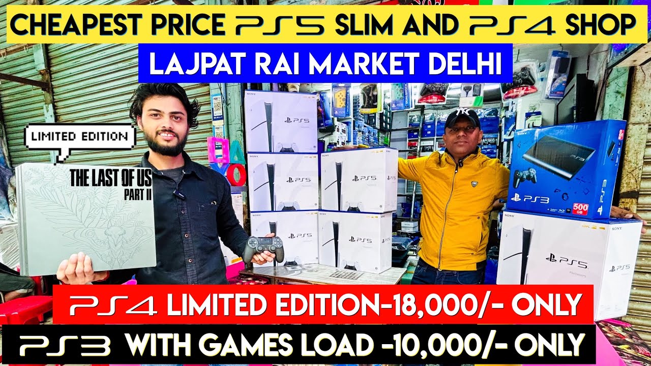 Cheapest Price PS5 Slim And PS2 4k/- PS310k/-|PS4 Limited Edition18k/-|Old Lajpat Rai Market|Vlog153