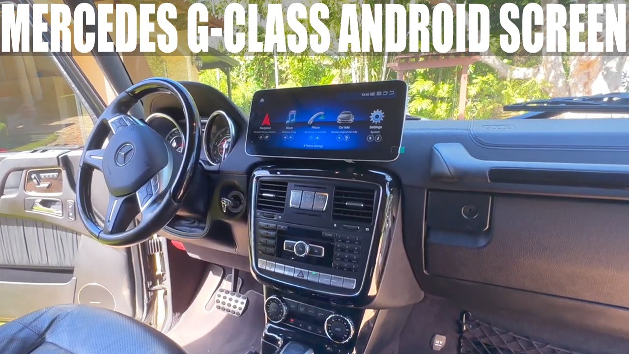 Установка экрана Android │ Mercedes G63 AMG / G 550 / G Wagon (W463)