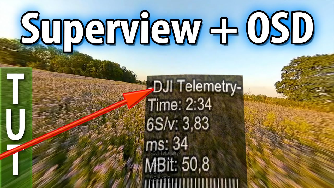 How to get the best looking DJI DVR (Superview, OSD Telemetry - Tutorial)