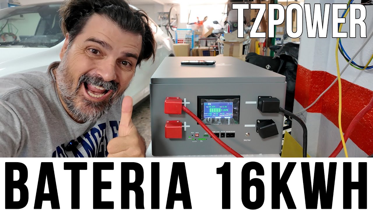 Tezepower Kit Bateria 16kWh con BMS Jk