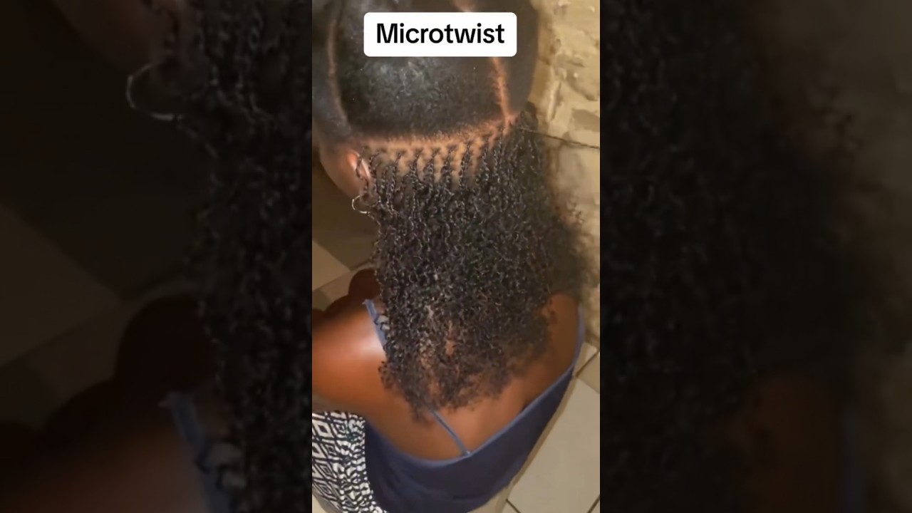 This micro twist is microscopic!😍😍#braids #hairstyle #minitwists #twist #afrohair #hairextensions