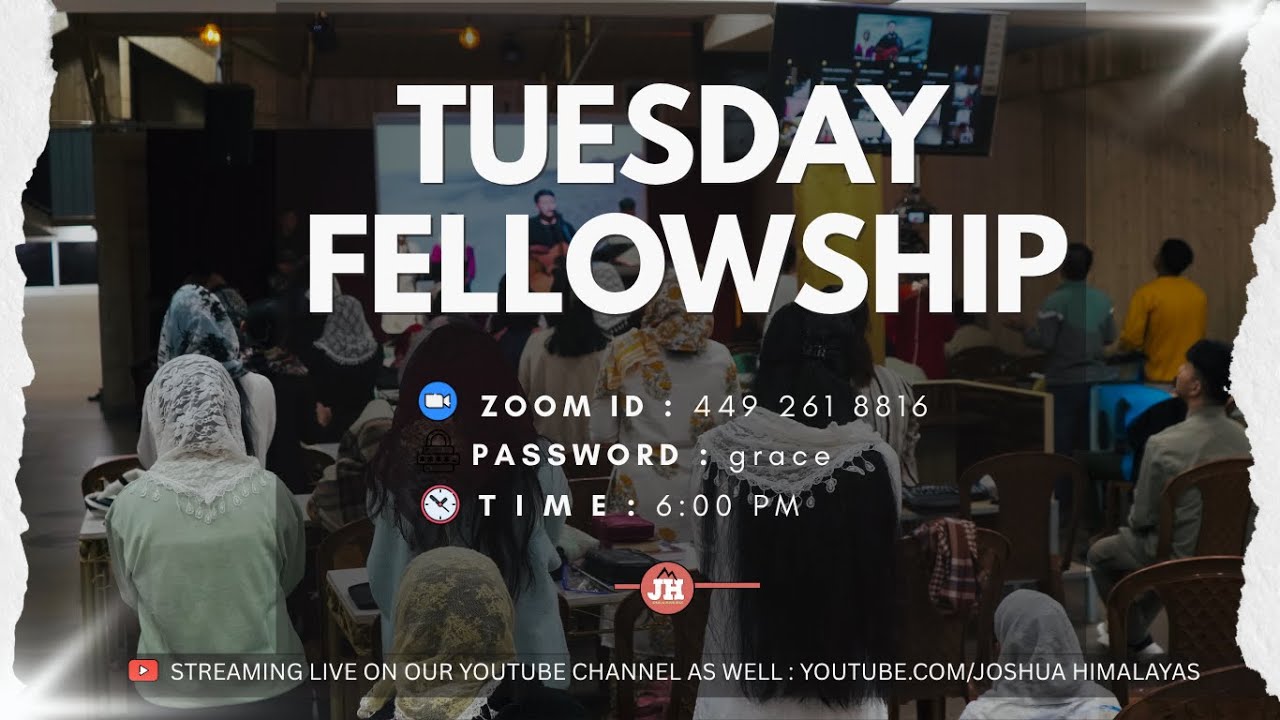 27th January 2026 //Tuesday Fellowship  // LIVE