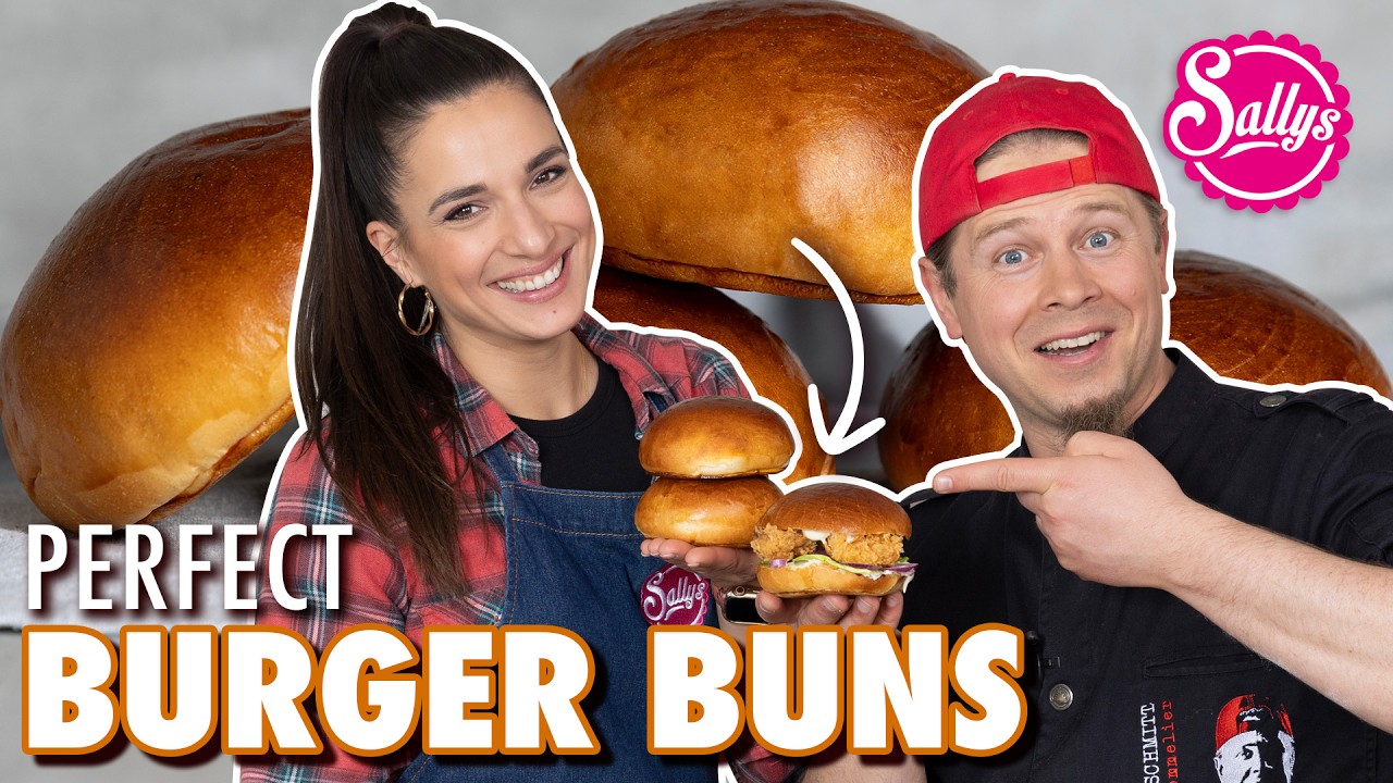 Die fluffigsten Burger Brötchen ever! Potato Rolls mit Axel Schmitt🍔