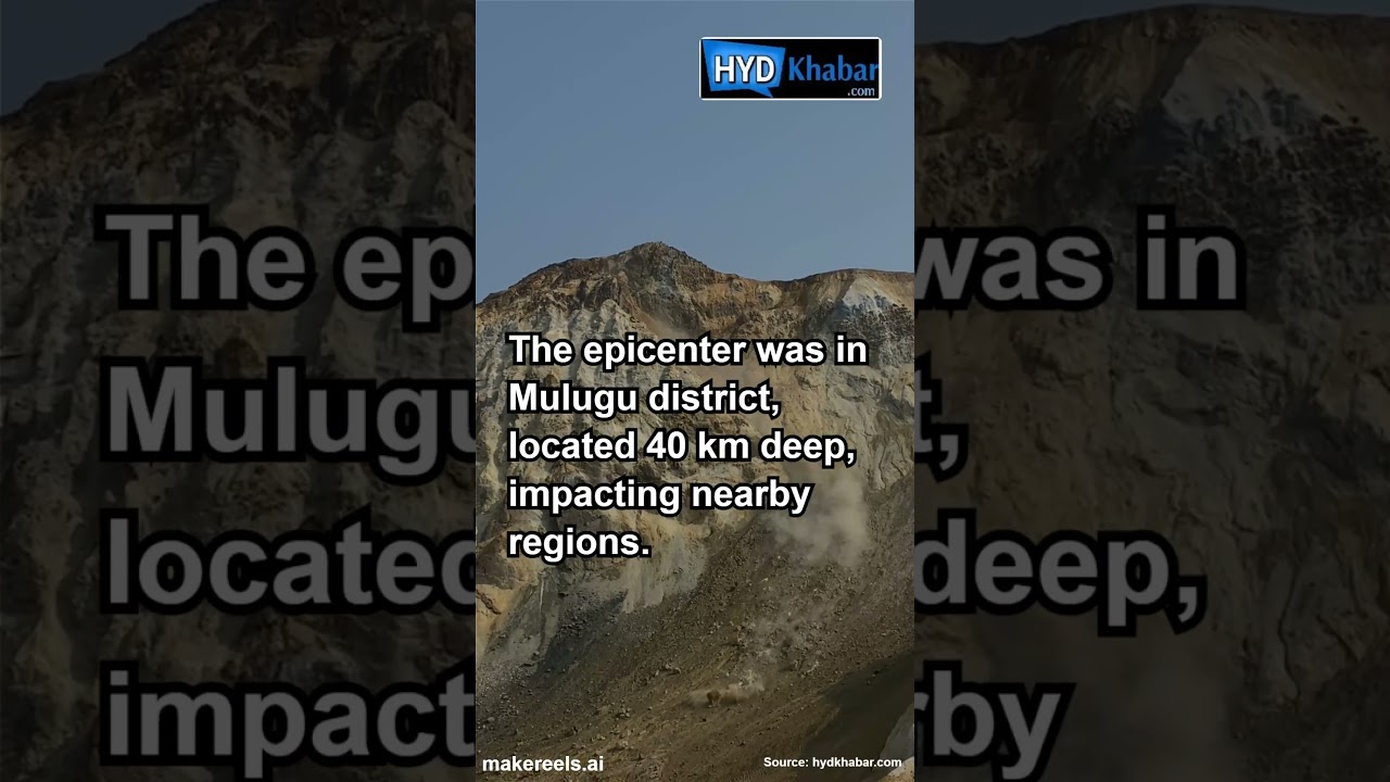 Understanding the Recent 5 3 Magnitude Earthquake in Telangana #hydkhabar #hyderabad #earthquake #