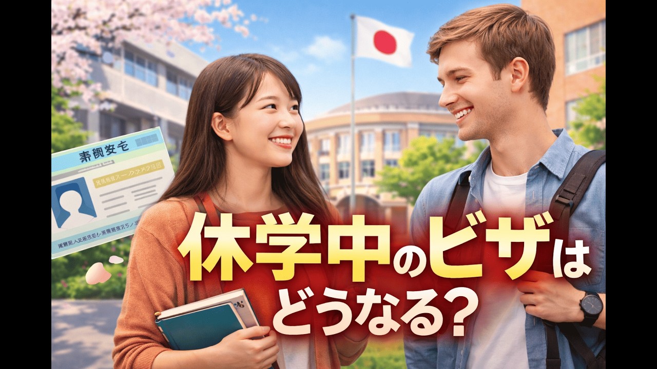 休学したら留学ビザ（在留資格「留学」）はどうなりますか？日本に在留できますか？