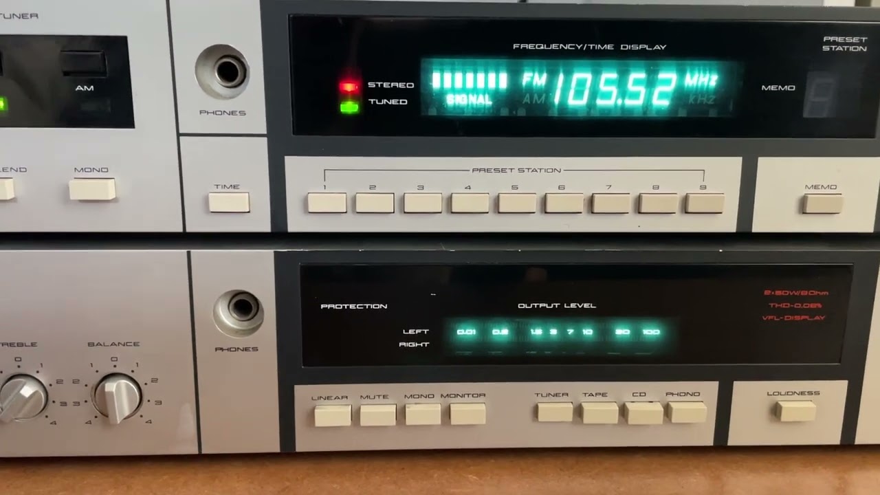 Videoton EA 7386s erősítő és RT 7300s tuner