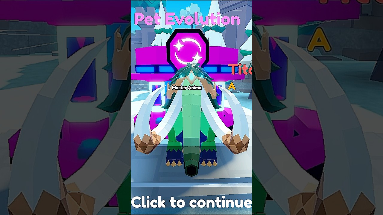 Evolving Titanusk in Catch a Monster #catchamonster #roblox