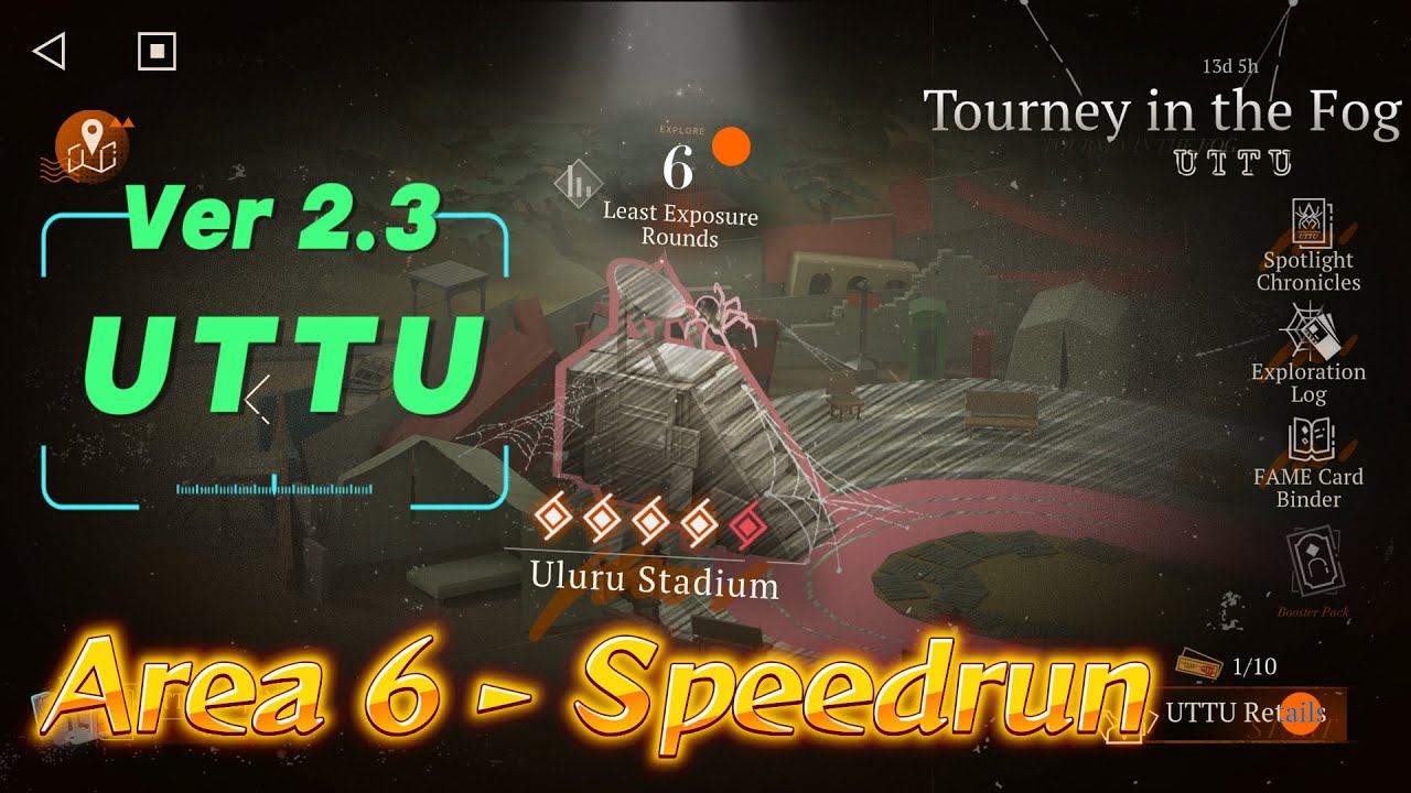 【Reverse: 1999】Ver2.3 UTTU Area 6 Easy Speedrun | 特販周 低練度輕鬆速通