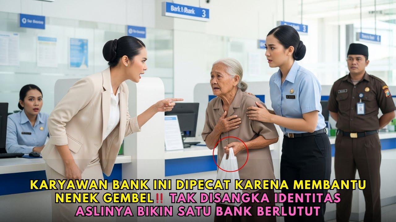 HANYA KARENA MENOLONG NENEK LUSUH, PEGAWAI BANK INI DIPECAT‼️ AKHIRNYA DIANGKAT JADI BOS