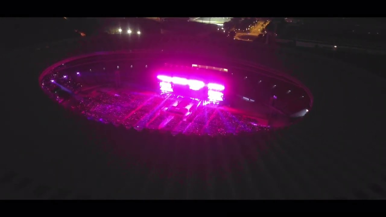 BLACKPINK AT BORN PINK CONCERT WORLD TOUR DRONE VIEW