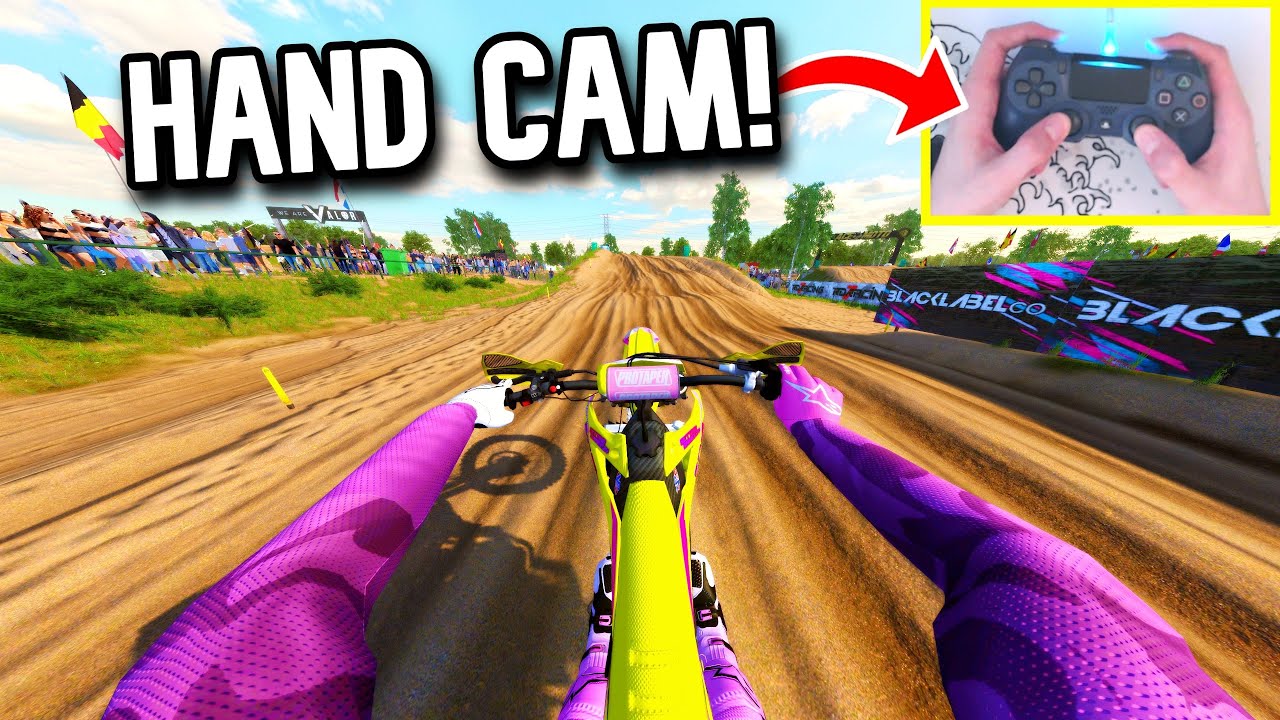 WHAT MY HANDS DO IN AN INTENSE MX BIKES RACE!