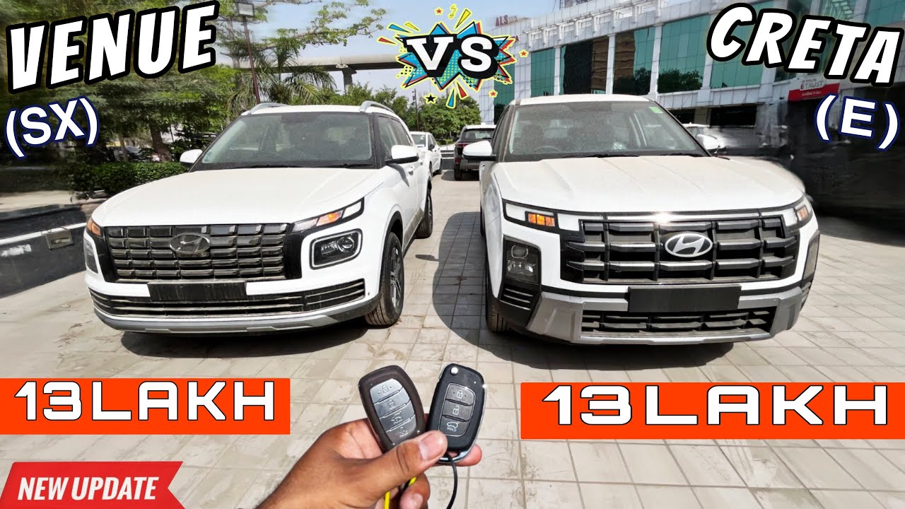 2025 Hyundai VENUE(SX)💪🔥VS🔥CRETA(E)💪Value For Money?Full Comparison_Auto Xpert