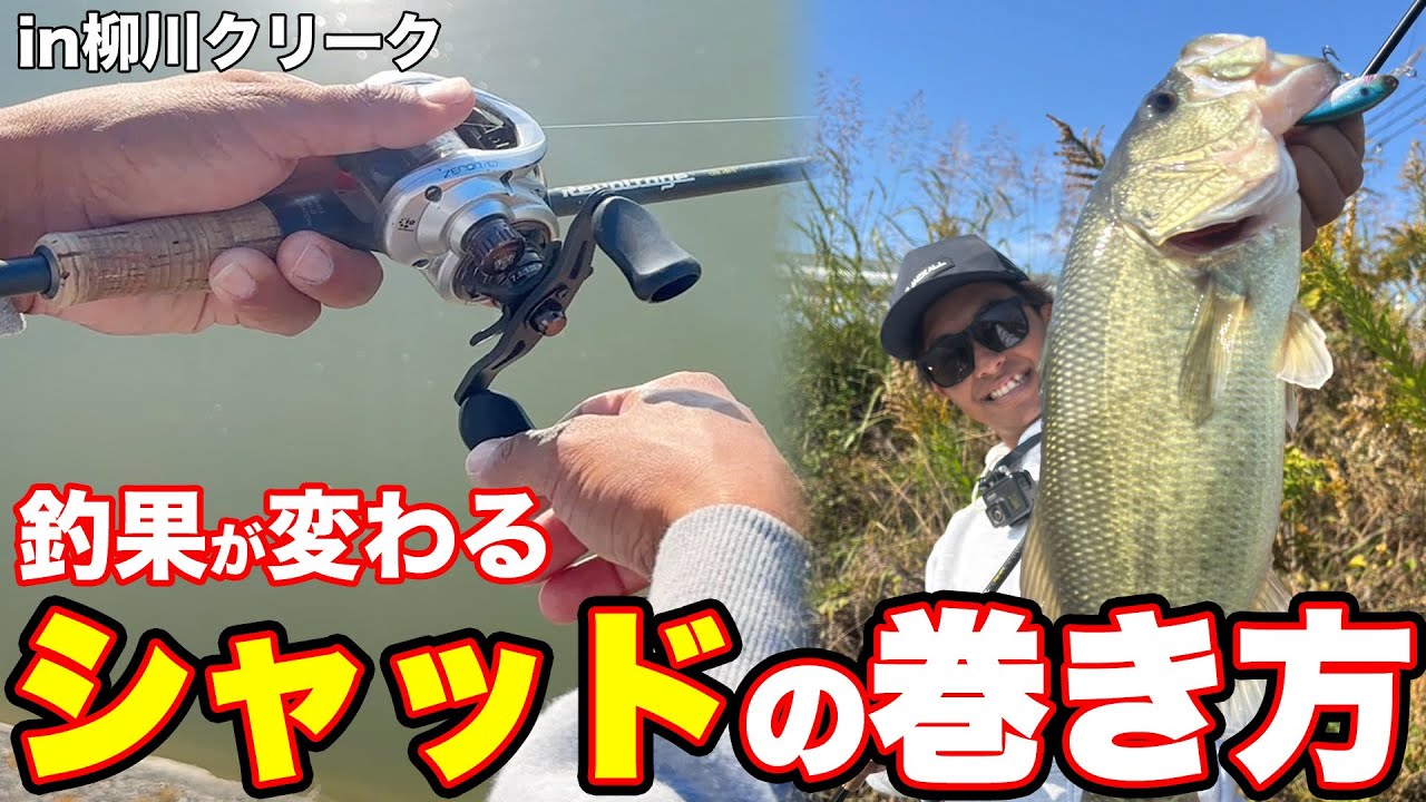 ただ巻きで釣果に差をつける巻き方とは？【柳川クリーク】