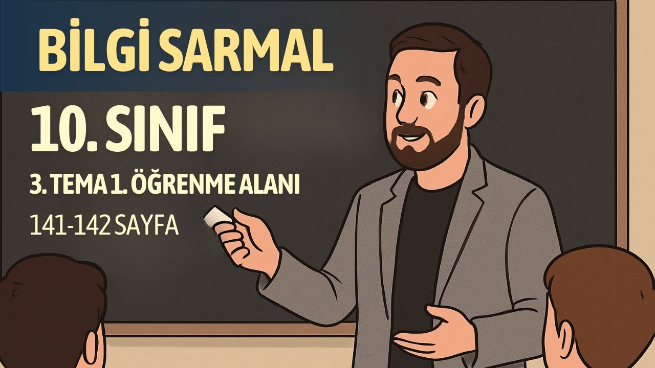2025-26 Bilgi Sarmal 10. Sınıf Matematik | 3. Tema 1. Öğrenme Alanı (syf 141-142)