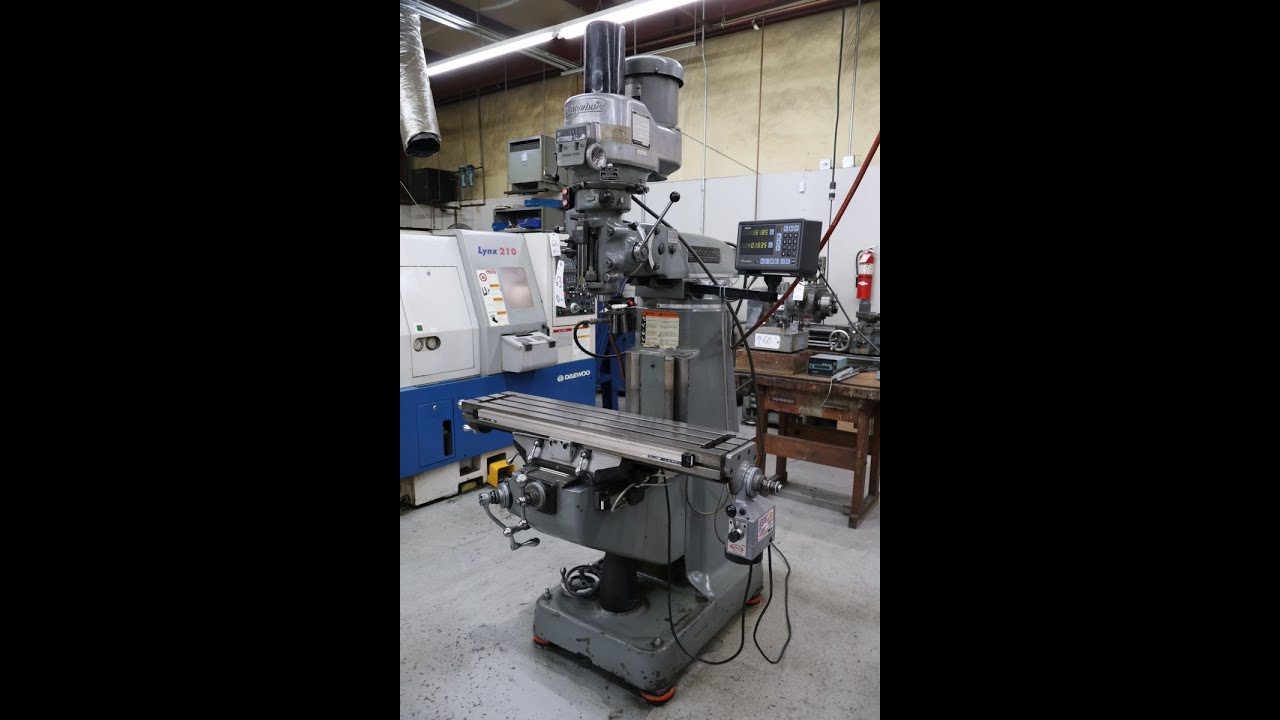 Bridgeport Vertical Milling Machine Lot 63