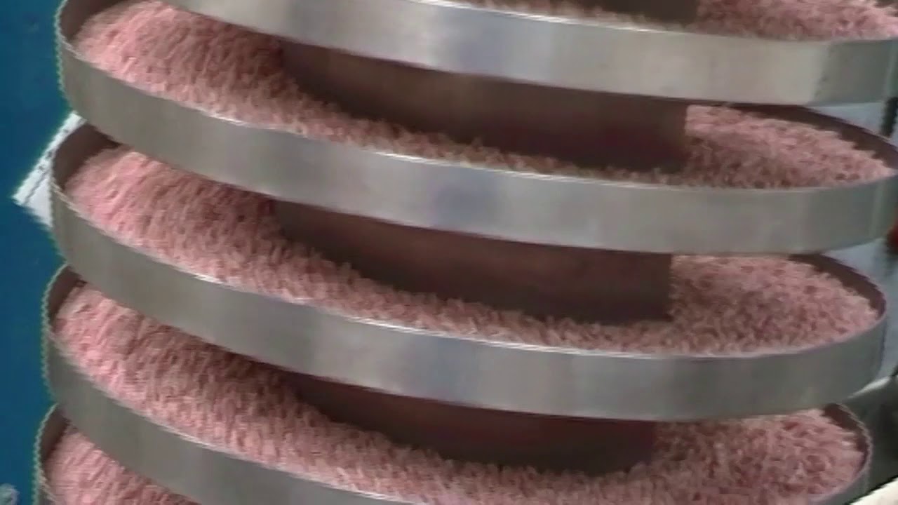 Spiral Elevator handling chocolate curls