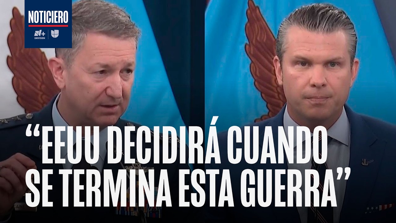 Conferencia completa 10 de marzo Pete Hegseth y Dan Caine sobre informe de conflicto en Medio Orient
