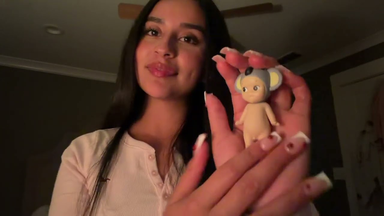 SMISKI and Sonny Angel collection tapping ASMR part 1 :) beginner #lofi 