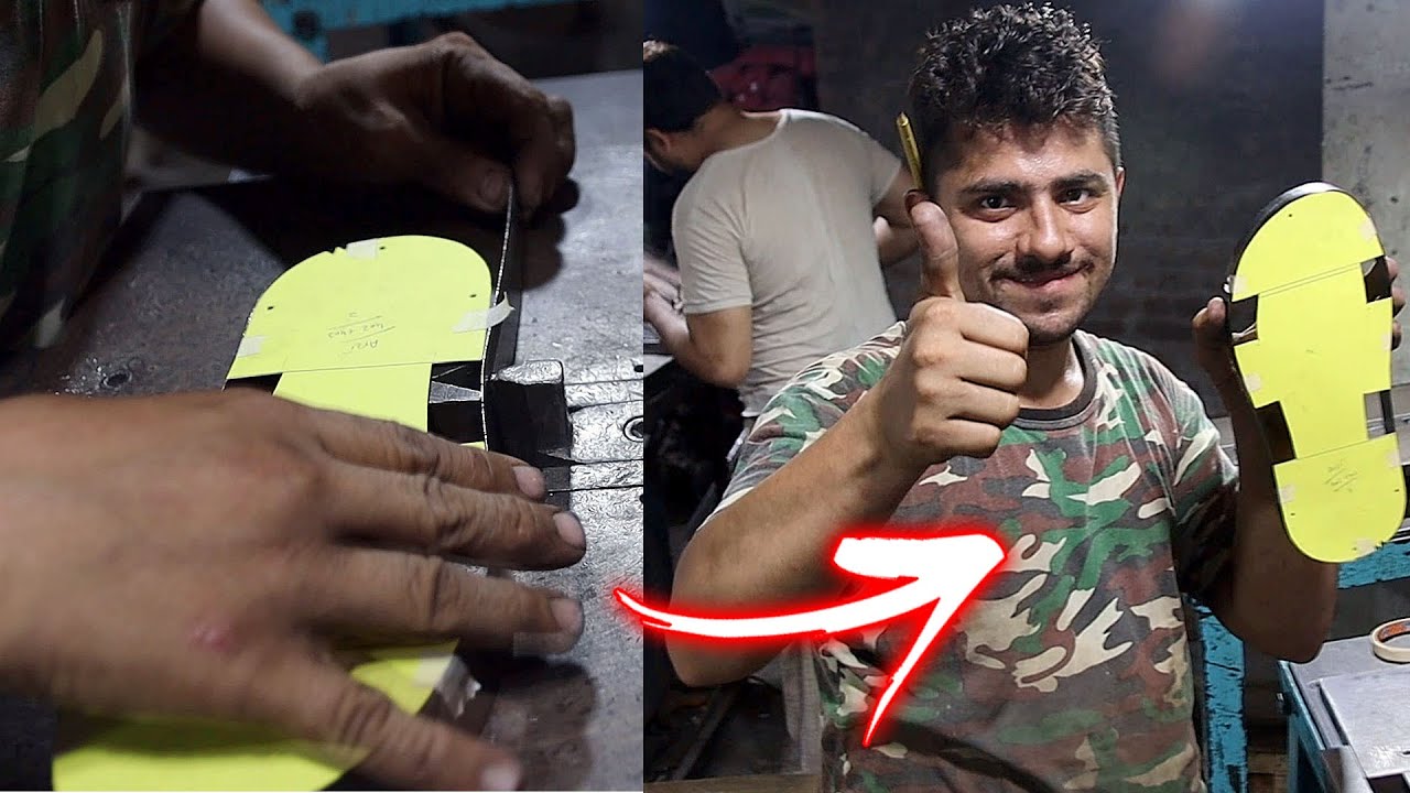 how to make clicker die | leather clicker press | hand clicker die | leathercraft | amazing work |