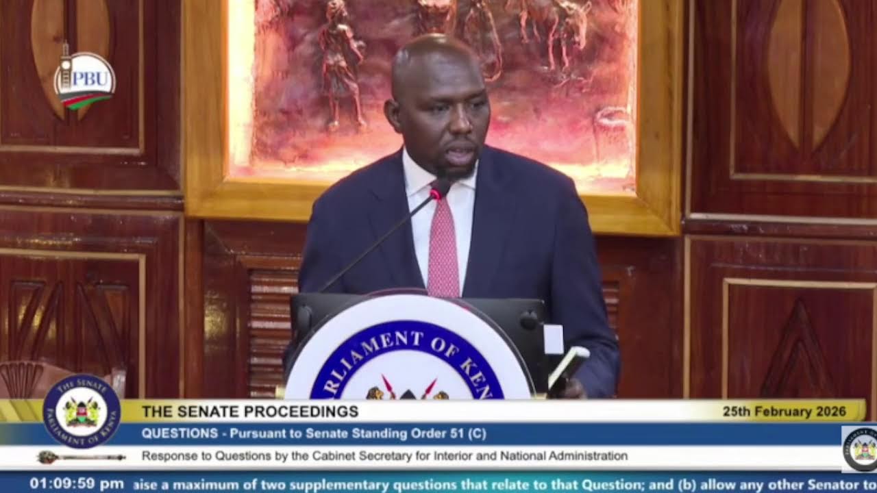 LIVE! BATTLE in SENATE as Murkomen FACES Senators