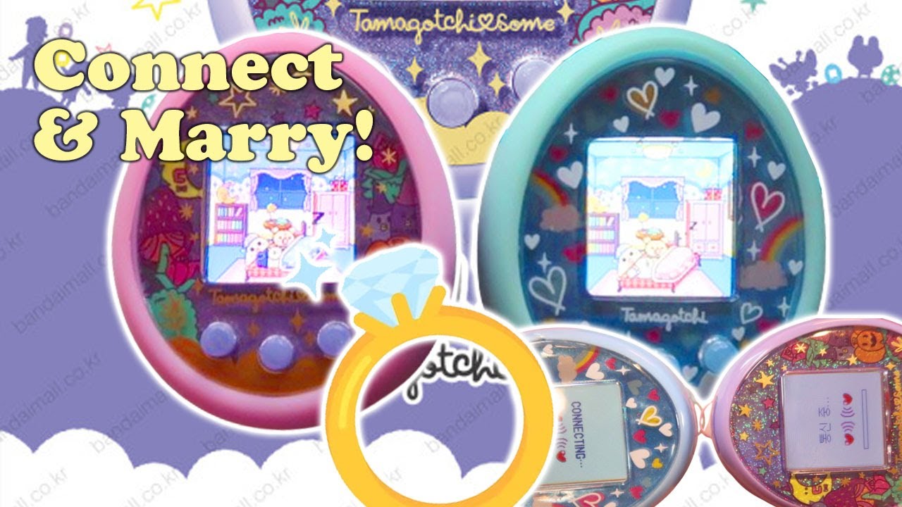 Korean Tamagotchi Connect & Marry?! Playing with my VPet's SOME and ON