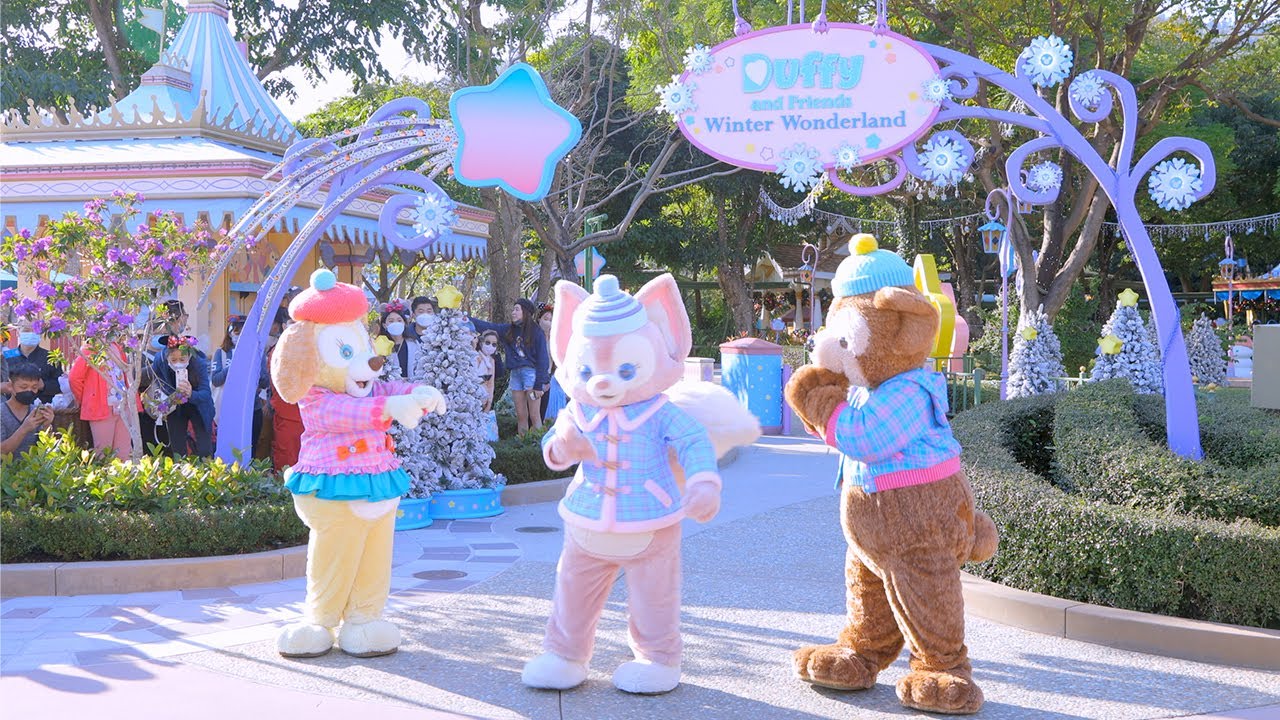 【4K】Duffy and Friends Winter Wonderland Special Moment｜Hong Kong Disneyland