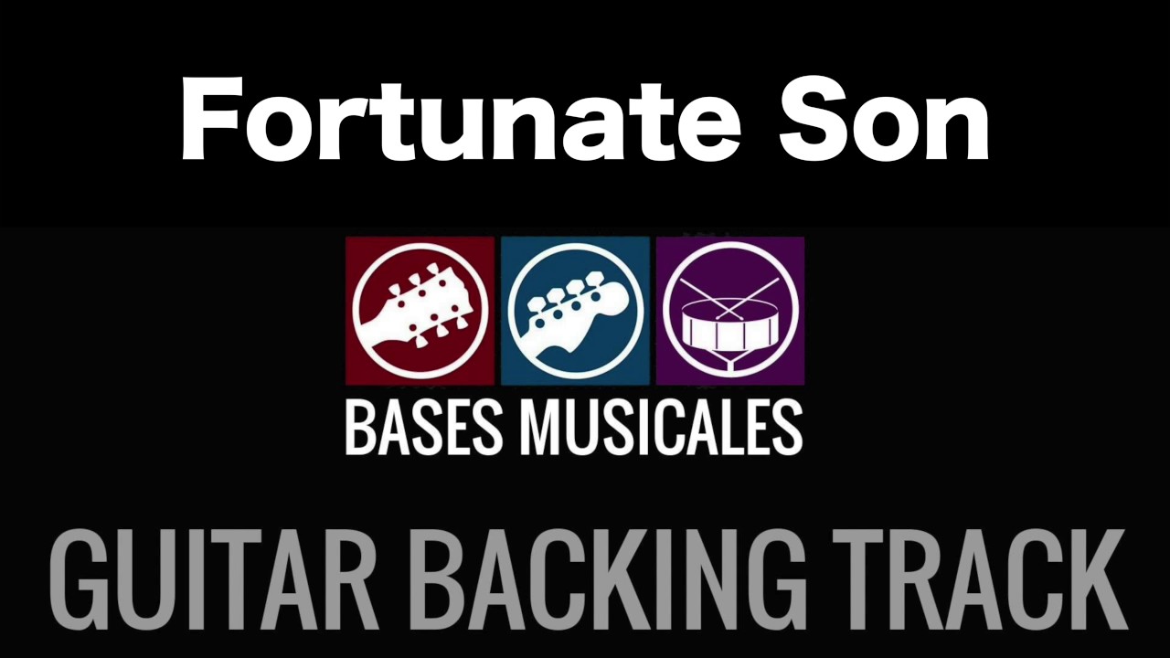 Fortunate Son | Guitar Backing Track | Acompañamiento Base