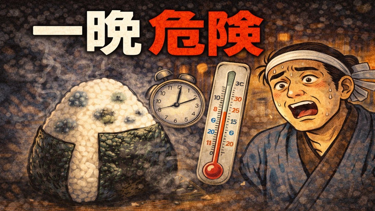 【食中毒】一晩の“おにぎり”が危険｜温度と時間で増える菌の正体