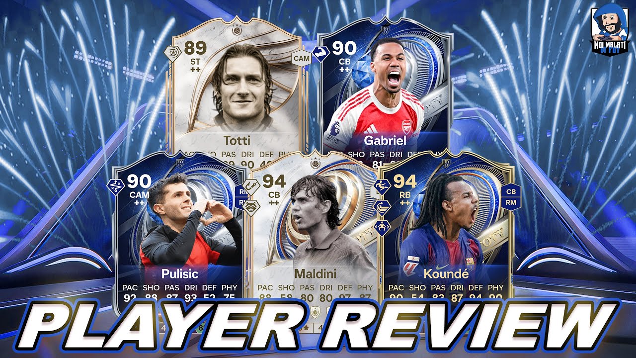 MALDINI 94 KOUNDÉ 94 TOTTI 89 PULISIC 90 GABRIEL 90| #FC26 Review (ITA)