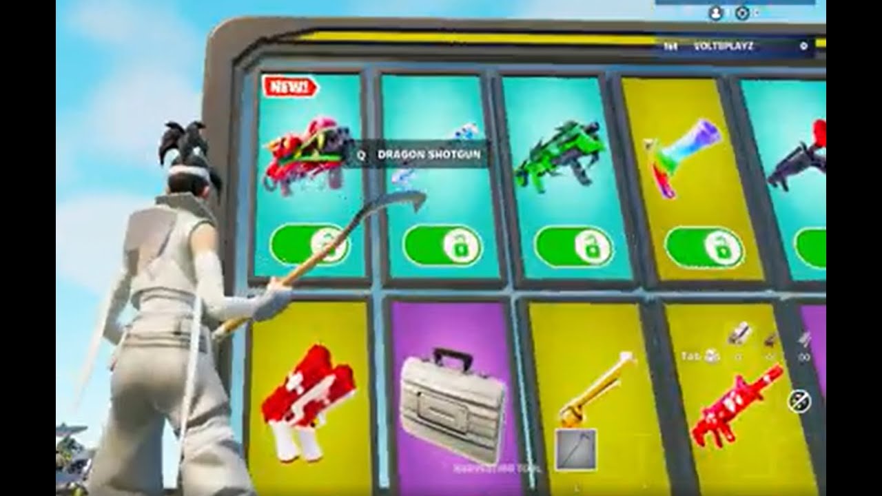 How to get the Dragon Shotgun in 1v1 With Every Gun