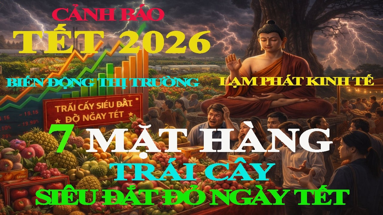 🔥 BÁO ĐỘNG TẾT 2026: 7 LOẠI TRÁI CÂY SIÊU ĐẮT ĐỎ NHỮNG NGÀY CẬN TẾT - XEM NGAY KẺO LỠ.!