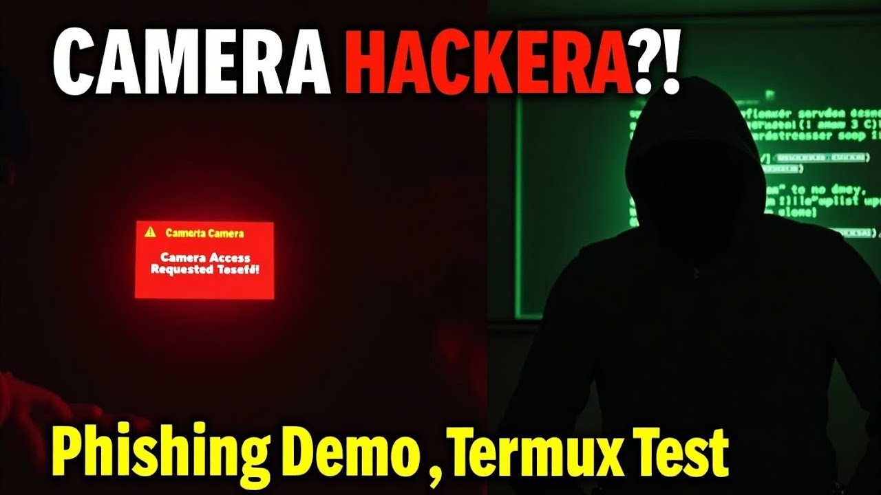 This Link Can Hack Your camera | Live Phishing Attack Demo Using Termux