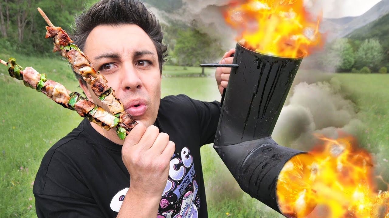 JE TESTE UN FOUR BARBECUE À FUSÉE ! (c'est trop puissant)