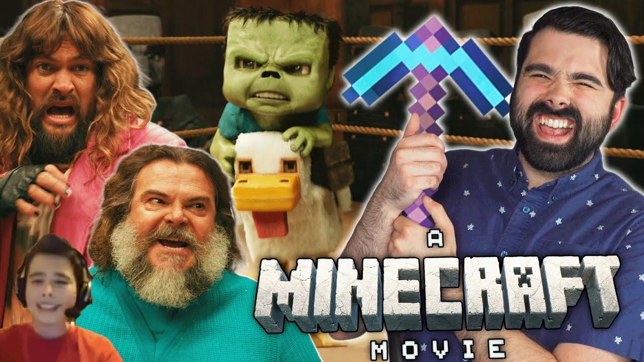 РЕАКЦИЯ НА ФИЛЬМ ПО МАЙНКРАФТУ ПРИ ПЕРВОМ ПРОСМОТРЕ! ПРИ УЧАСТИИ Chicken Jockey
