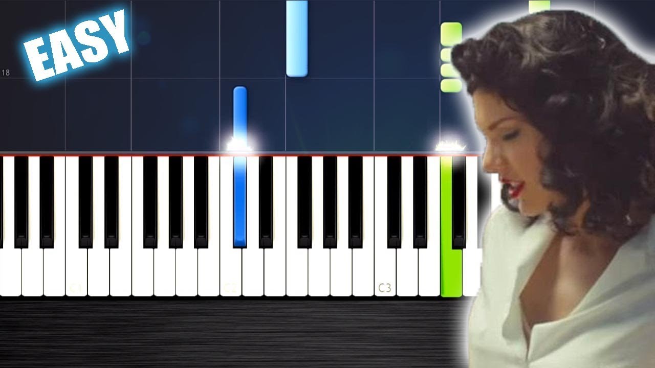Taylor Swift - Wildest Dreams - EASY Piano Tutorial by PlutaX - Synthesia