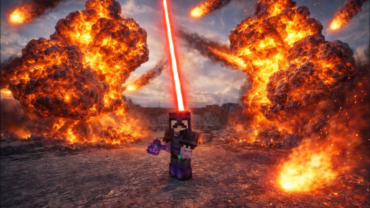 The Strongest Weapons In Light SMP Vs The Pillager Race In The Light SMP