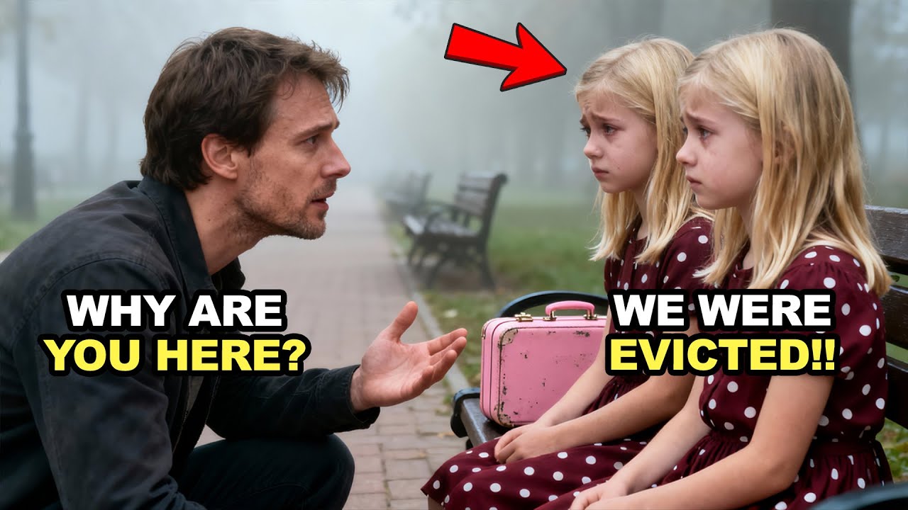 A BILLIONAIRE SEES TWIN GIRLS WITH SUITCASES IN A PARK — THE TRUTH BEHIND THEIR TEARS BREAKS HIM