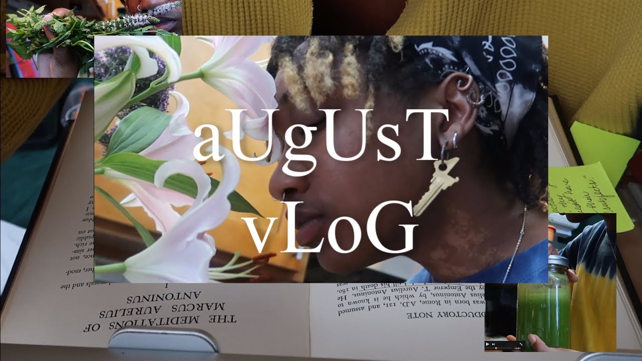 august wishing for fall, weekly summer reading vlog #booktube #books #food