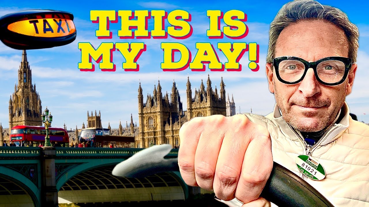 REVEALED! My Day driving a cab in London! (and youtuber)