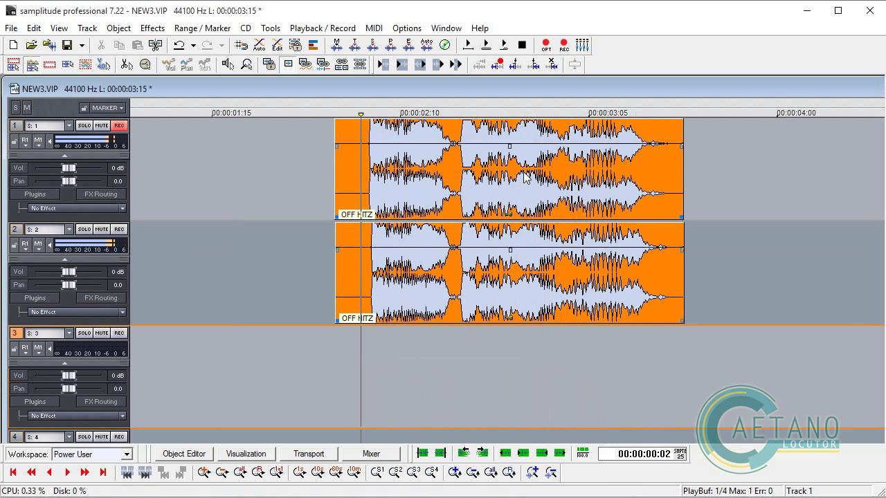 Aplicando Efeitos na Voz (Reverb Reverso) e (Simulação efeito JP) PARTE 01