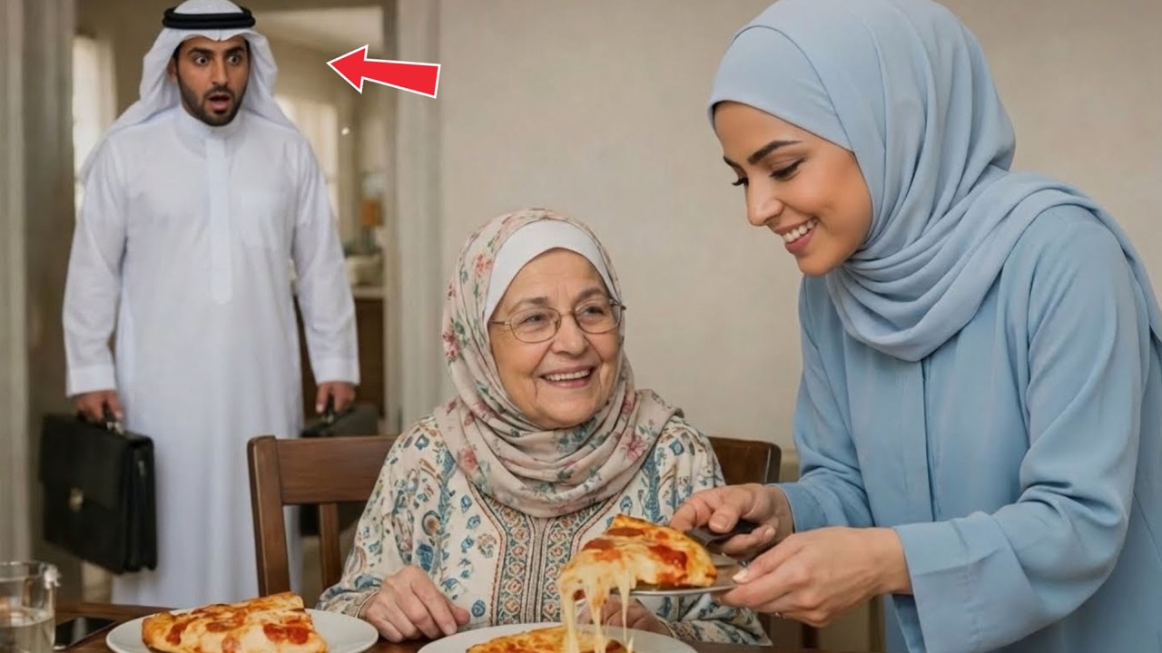 تظاهر المليونير بالسفر… لكن ما رآه بين الخادمة ووالدته صدمه!