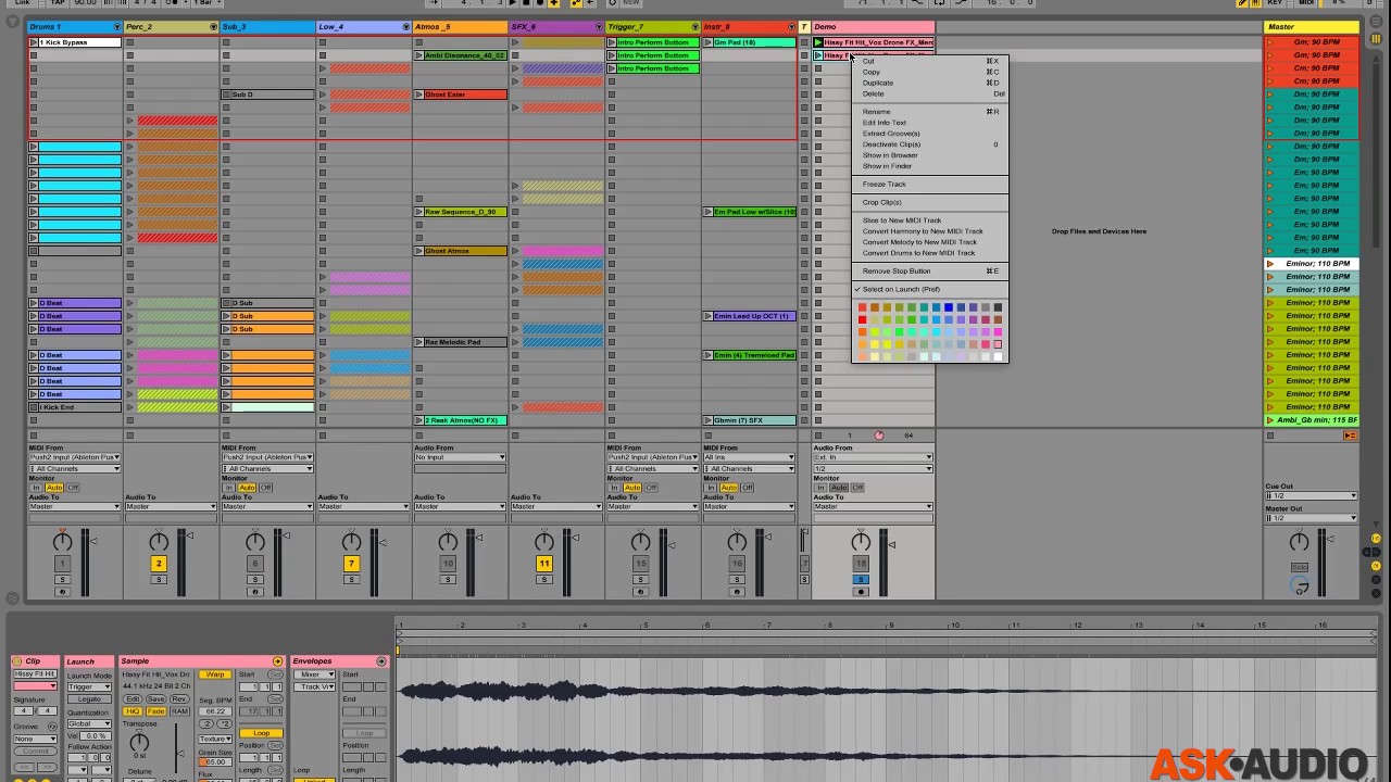 Ableton Live Performance Setup Tips: Legato Mode