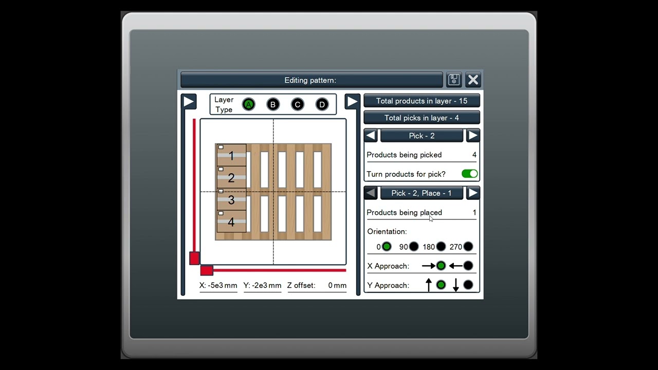 How To Create A Pattern For The Robotier Robotic Cell Palletizer