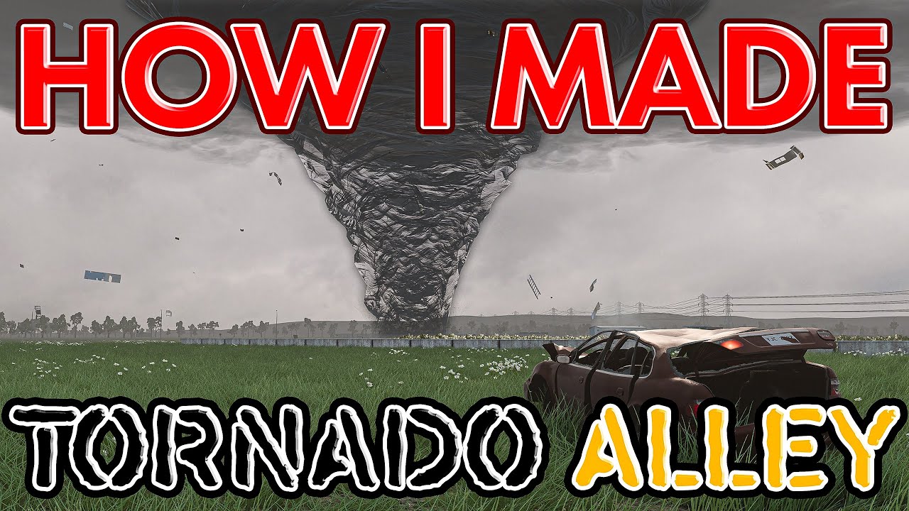 How I Made A Working Tornado Map | BeamNG​ Drive Mods